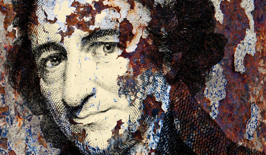 Thomas Paine illustration by Alexander Hunter/The Washington Times