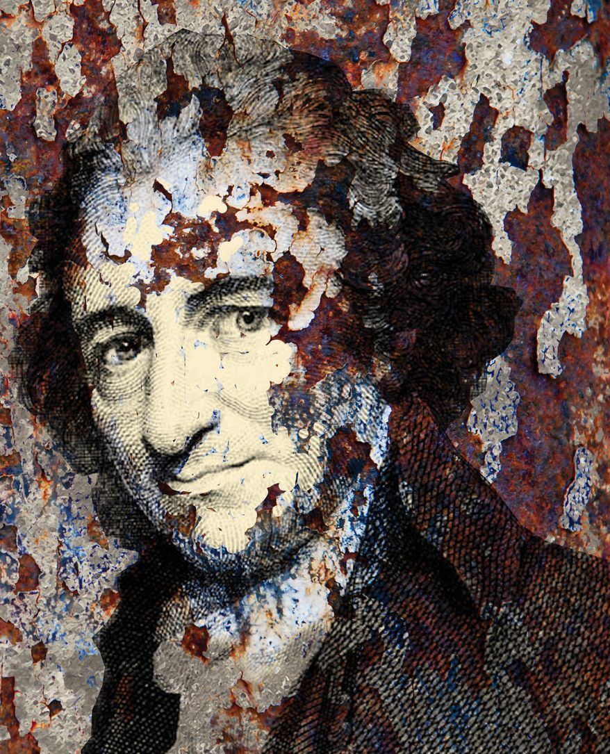 Thomas Paine illustration by Alexander Hunter/The Washington Times