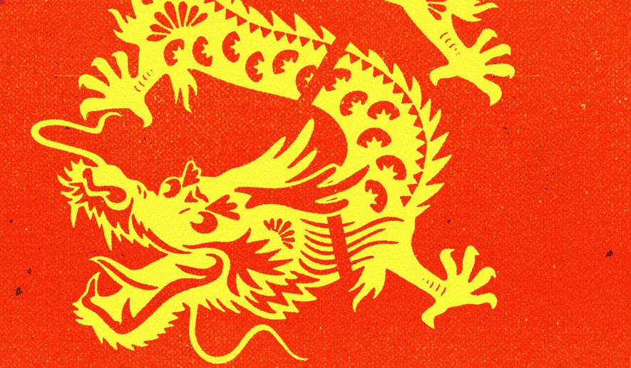 Collapse of China's Chinese Communist Party illustration by Linas Garsys / The Washington Times