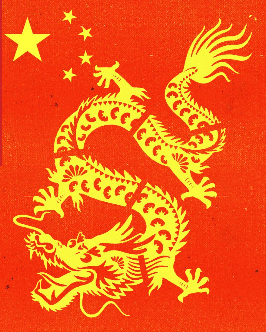Collapse of China's Chinese Communist Party illustration by Linas Garsys / The Washington Times