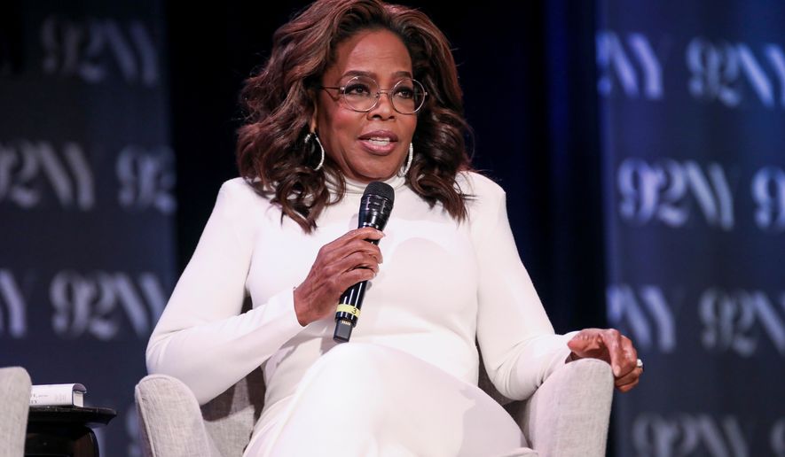 Oprah Winfrey discusses the book "Enough: Your Health, Your Weight, and What It's Like To Be Free" at The 92nd Street Y, Jan. 13, 2026, in New York. (Photo by Andy Kropa/Invision/AP, File)