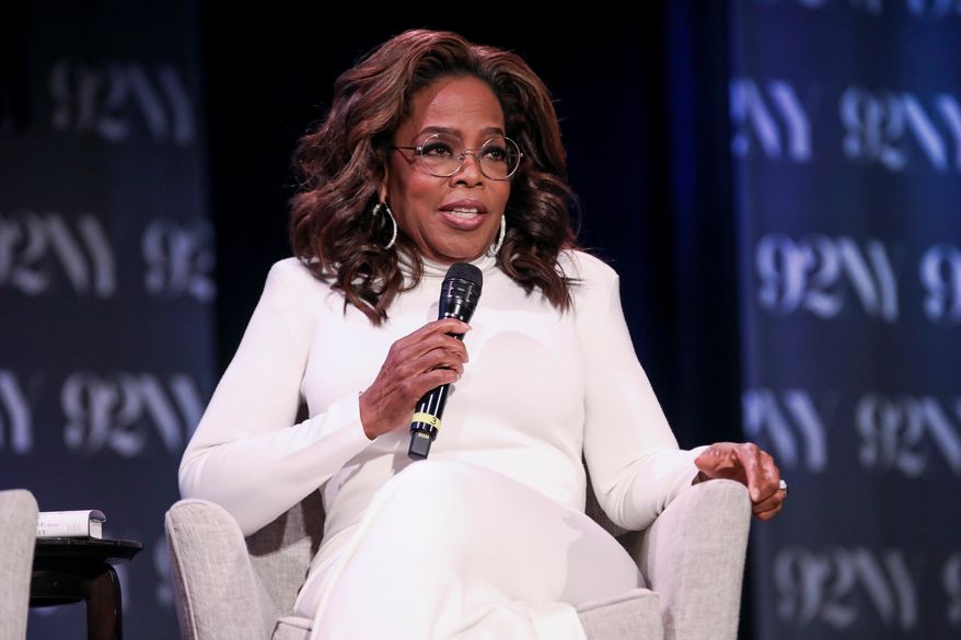 Oprah Winfrey discusses the book "Enough: Your Health, Your Weight, and What It's Like To Be Free" at The 92nd Street Y, Jan. 13, 2026, in New York. (Photo by Andy Kropa/Invision/AP, File)