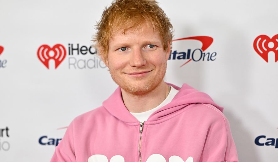 Ed Sheeran attends Z100's iHeartRadio Jingle Ball at Madison Square Garden on Friday, Dec. 12, 2025, in New York. (Photo by Evan Agostini/Invision/AP)