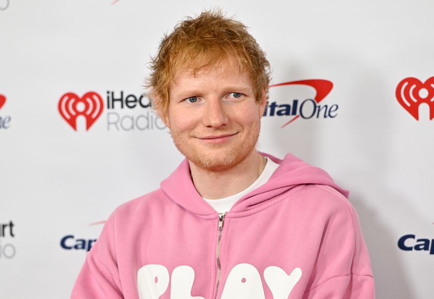 Ed Sheeran attends Z100's iHeartRadio Jingle Ball at Madison Square Garden on Friday, Dec. 12, 2025, in New York. (Photo by Evan Agostini/Invision/AP)
