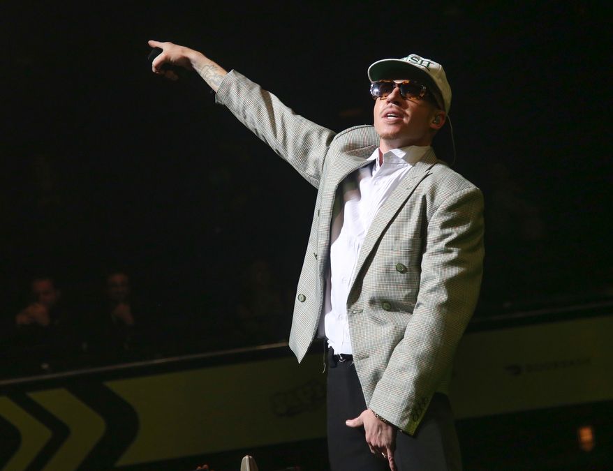 Macklemore performs at Austin City Limits Live during the South by Southwest Music Festival in Austin, Texas on March 17, 2023. (Photo by Jack Plunkett/Invision/AP, File)