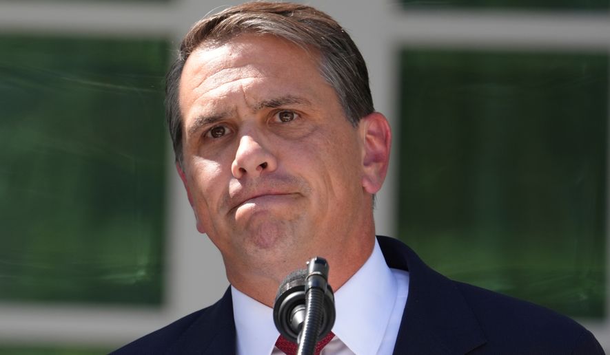U.S. Attorney General Todd Blanche listens during a news briefing in the Rose Garden of the White House, Tuesday, Sept. 15, 2026, in Washington. (AP Photo/Jacquelyn Martin) ** FILE **