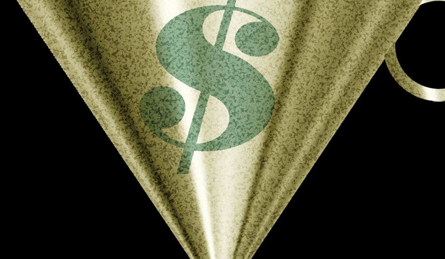 Controlling fraud, waste and abuse in government illustration by Alexander Hunter/The Washington Times