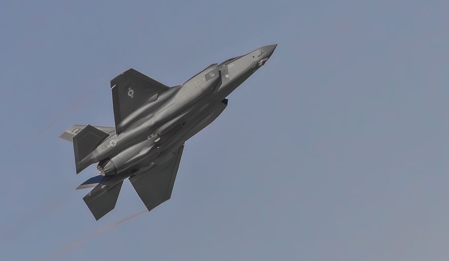 2025 Lockheed Martin F-35 Lightning II, a fifth-generation stealth fighter jet. File photo credit: Libin Jose via Shutterstock.
