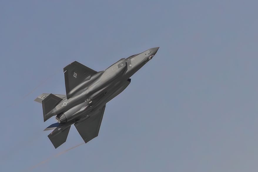 2025 Lockheed Martin F-35 Lightning II, a fifth-generation stealth fighter jet. File photo credit: Libin Jose via Shutterstock.
