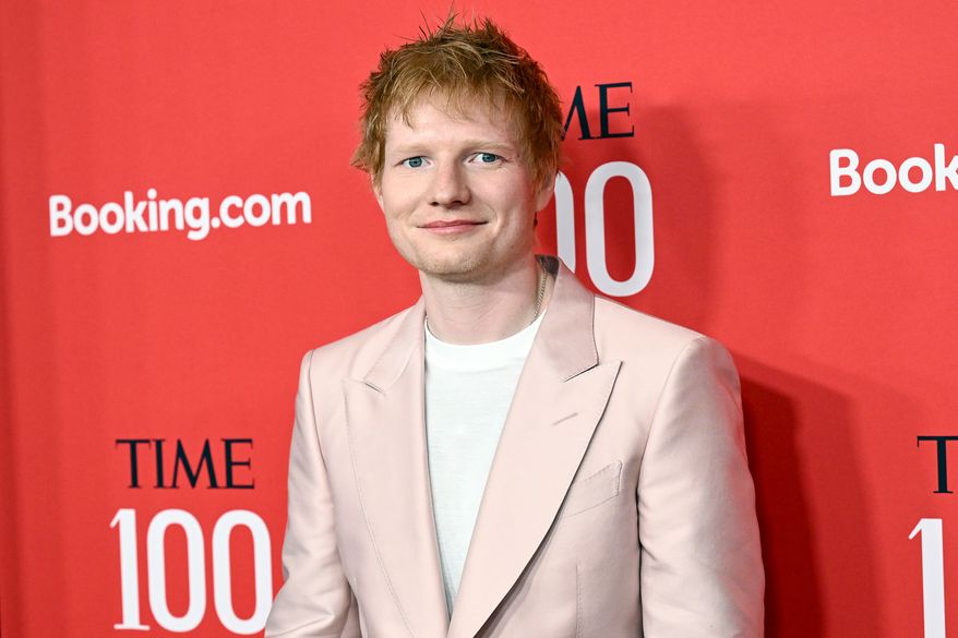 Ed Sheeran attends the Time100 Gala, in New York on April 24, 2025. (Photo by Evan Agostini/Invision/AP, File)