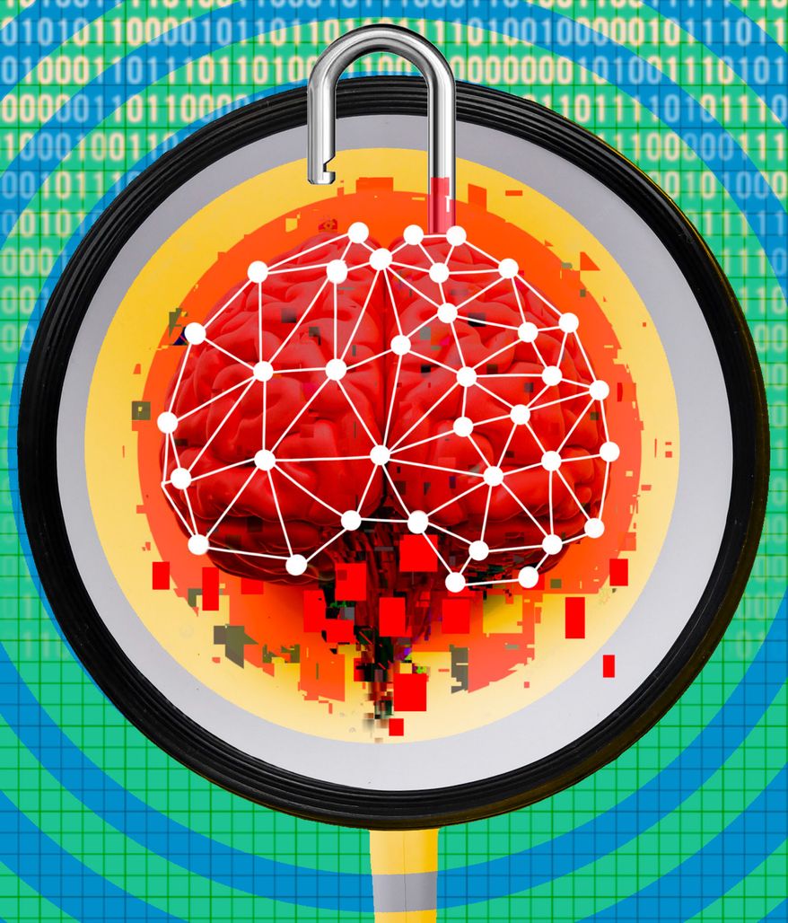 Unlocking artificial intelligence (AI) full potential illustration by Linas Garsys / The Washington Times