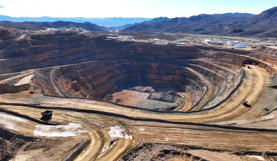 Aerial view of a rare earths mine in Mountain Pass, California. (Photo by newsshooterguy on Shutterstock)