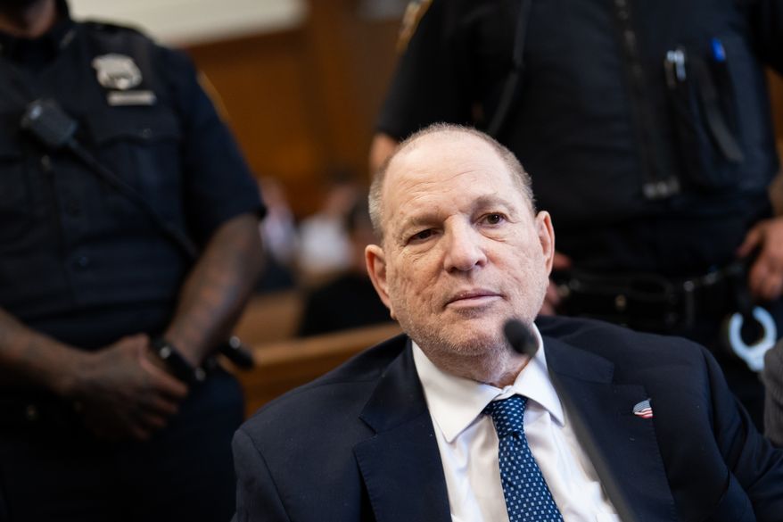 Harvey Weinstein appears in Manhattan Supreme Court on Thursday, June 25, 2026 in New York. (Adam Gray/Pool Photo via AP, File)