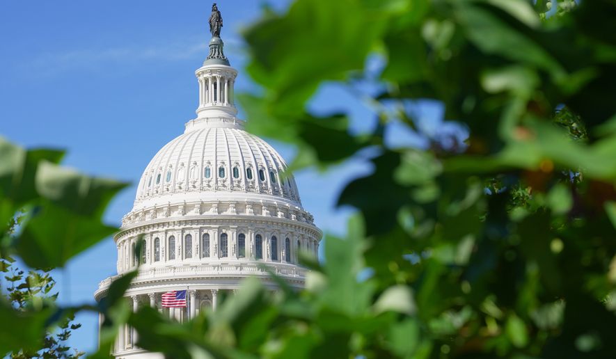 The U.S. Capitol is seen Friday, Sept. 25, 2026, in Washington. (AP Photo/Mariam Zuhaib)