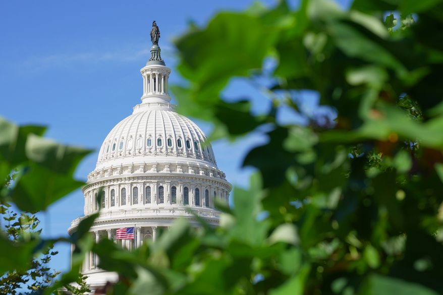The U.S. Capitol is seen Friday, Sept. 25, 2026, in Washington. (AP Photo/Mariam Zuhaib)