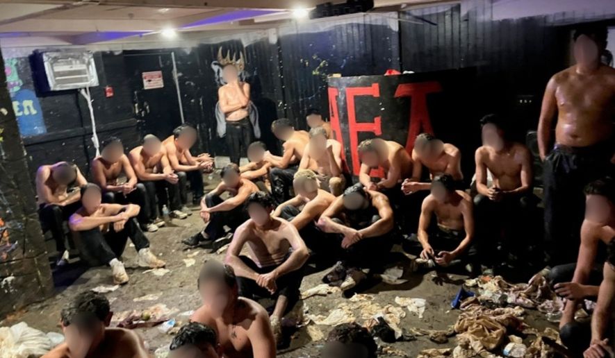 A photo of the hazing incident taken by police. (Credit: Madison Police Department)
