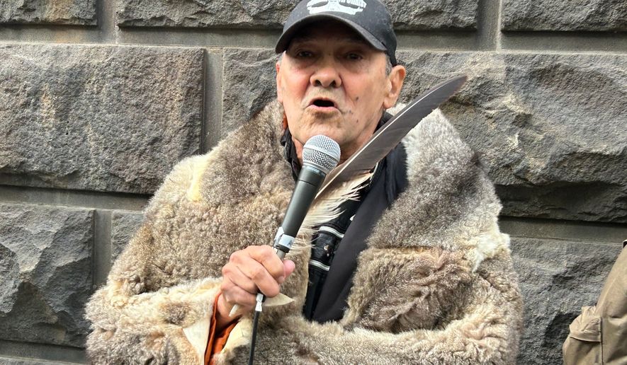 FILE - Robbie Thorpe speaks outside the Victoria state Supreme Court of Appeal in Melbourne, Australia, on June 3, 2026. (AP Photo/Rod McGuirk, File)