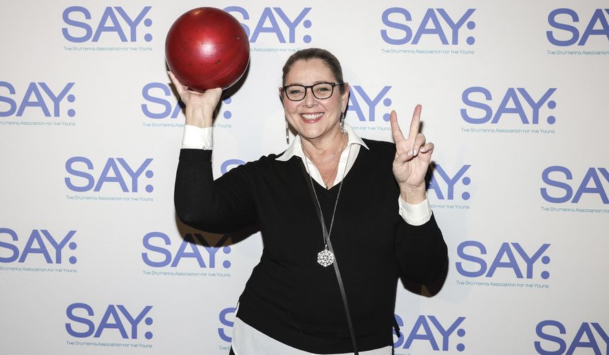 Camryn Manheim attends the 10th annual Paul Rudd All-Star Bowling Benefit for SAY (Stuttering Association for the Young) at Frames on Monday, Jan. 22, 2024, in New York. (Photo by CJ Rivera/Invision/AP)