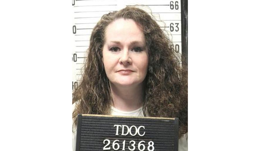 This photo provided by the Tennessee Department of Correction shows Christa Pike on Jan. 12, 2023. (TDOC via AP)