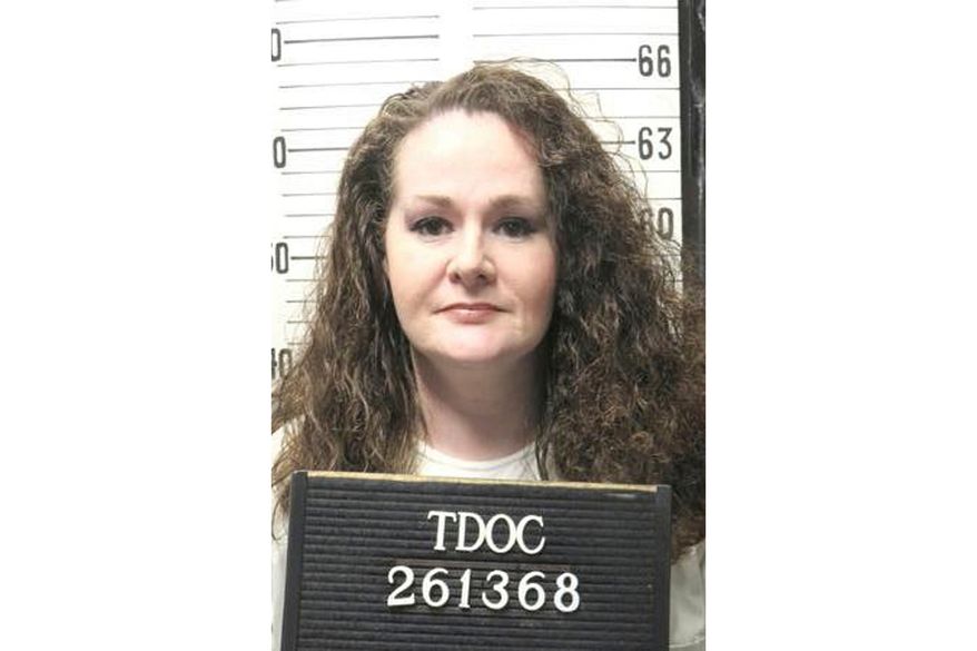 This photo provided by the Tennessee Department of Correction shows Christa Pike on Jan. 12, 2023. (TDOC via AP)