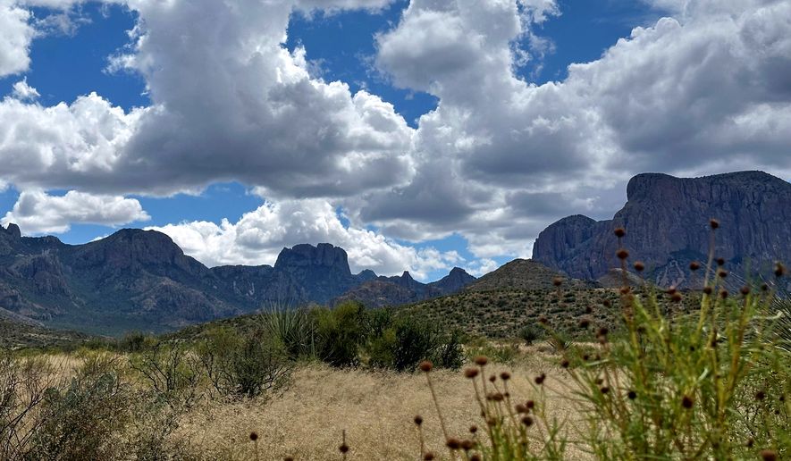 Big Bend National Park, Texas, is seen, Sept. 19, 2026. (AP Photo/Rebecca Santana)