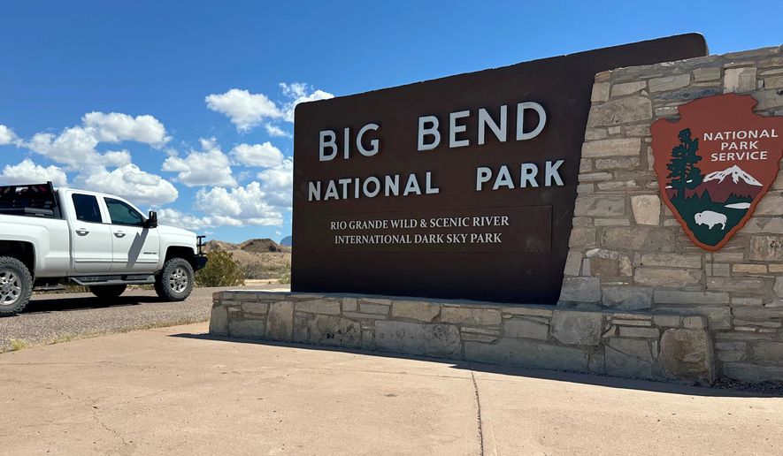 Big Bend National Park, Texas, is seen, Sept. 19, 2026. (AP Photo/Rebecca Santana)