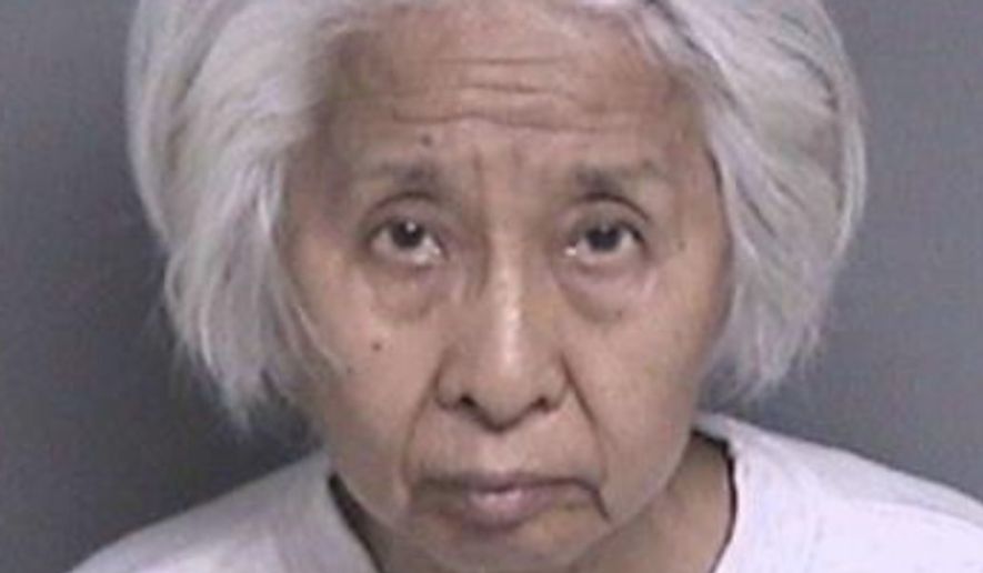 This undated booking photo provided by the Alameda County Sheriff's Office on Monday, Sept. 28, 2026, shows Shili Chen. (Alameda County Sheriff's Office via AP) ** FILE **