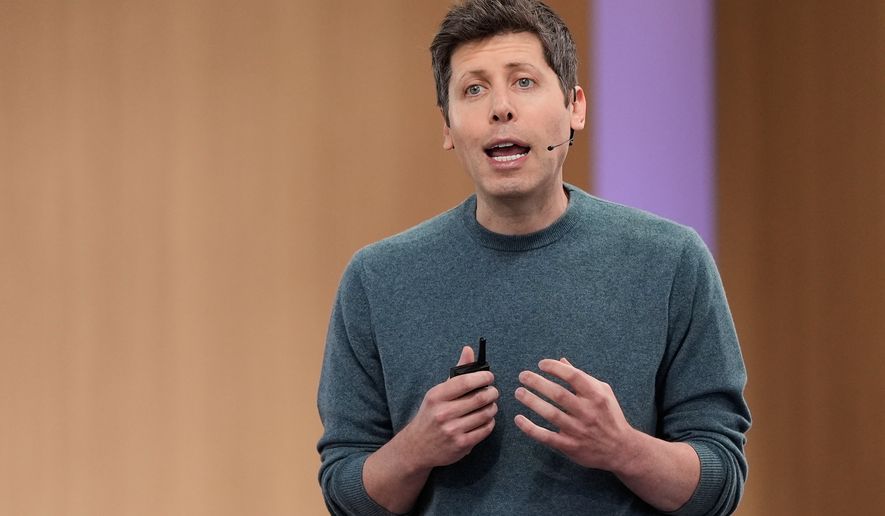 Open AI CEO Sam Altman speaks at the OpenAI DevDay 2026 conference, Tuesday, Sept. 29, 2026, in San Francisco. (AP Photo/Jeff Chiu)