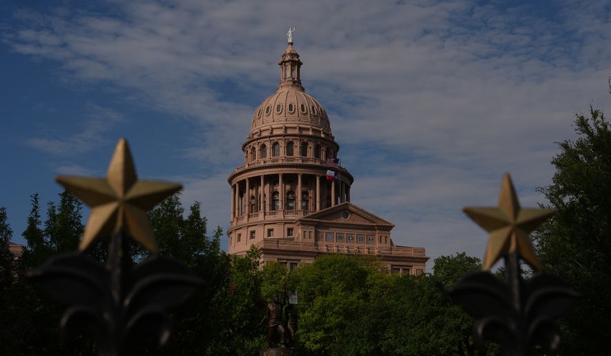 The Texas State Capitol building is seen in Austin, Texas, Thursday, Sept. 3, 2026. (AP Photo/Eric Gay, file)