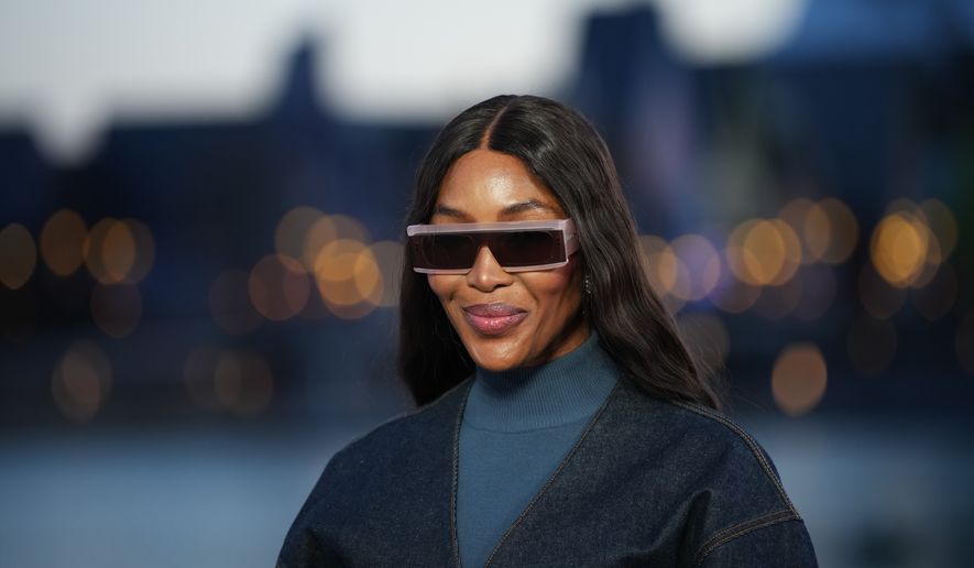 Naomi Campbell attends the inauguration of Disney Adventure World and World Of Frozen at Disneyland Paris in Marne-la-Vallee, east of Paris, on March 28, 2026. (AP Photo/Christophe Ena, File)
