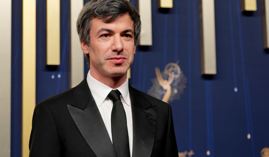 Nathan Fielder arrives at the 77th Primetime Emmy Awards on Sunday, Sept. 14, 2025, at the Peacock Theater in Los Angeles. (AP Photo/Jae C. Hong,File)