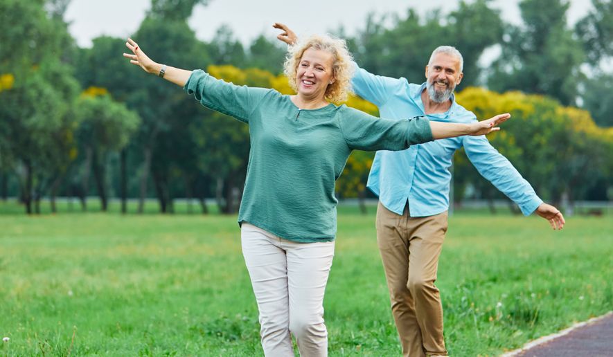 A healthy daily routine in midlife is key to optimal wellness in old age. (Photo by pics five on Shutterstock)