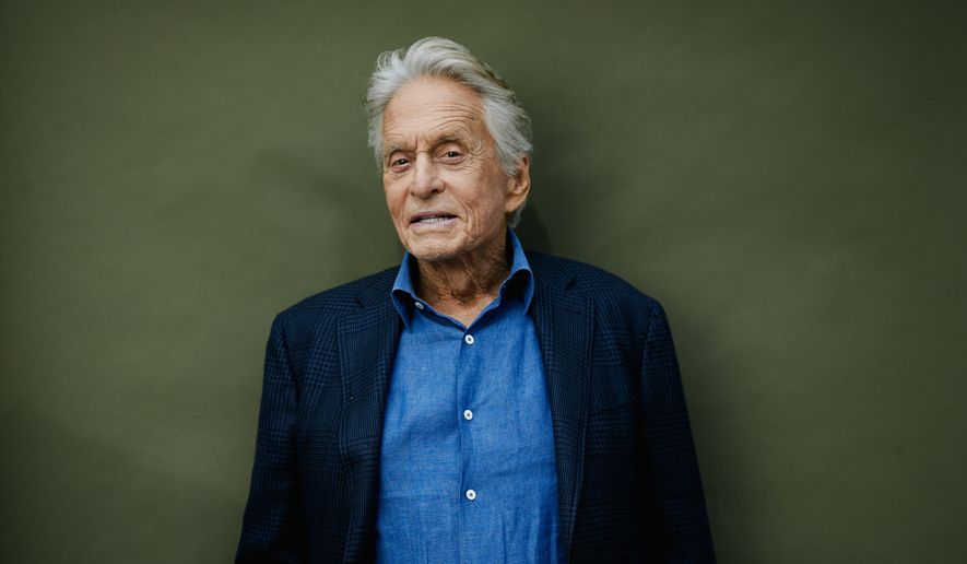 Michael Douglas poses for a portrait on Wednesday, Sept. 30, 2026, in New York. (Photo by Taylor Jewell/Invision/AP)