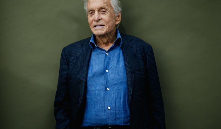 Michael Douglas poses for a portrait on Wednesday, Sept. 30, 2026, in New York. (Photo by Taylor Jewell/Invision/AP)