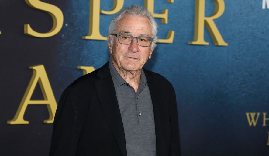 Robert De Niro attends the world premiere of "The Whisper Man" at The Plaza Hotel on Monday, Aug. 24, 2026, in New York. (Photo by Andy Kropa/Invision/AP)