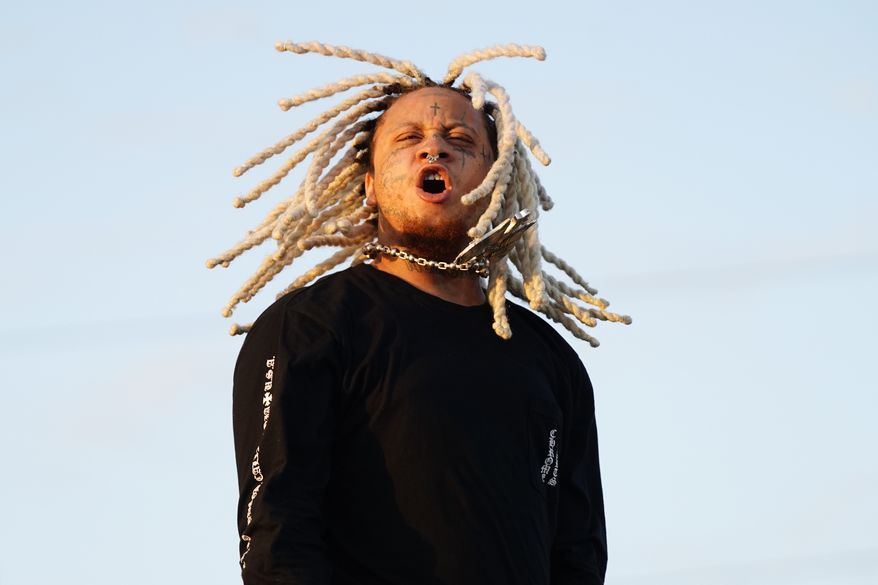 Trippie Redd performs during the Summer Smash Music Festival on Friday, June 20, 2025, in Bridgeview, Ill. (Photo by Rob Grabowski/Invision/AP)
