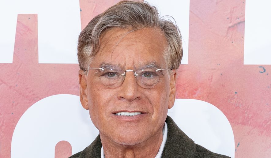 Aaron Sorkin attends the "A Few Good Men" Broadway press conference at the Vivian Beaumont Theater on Tuesday, Oct. 6, 2026, in New York. (Photo by CJ Rivera/Invision/AP)