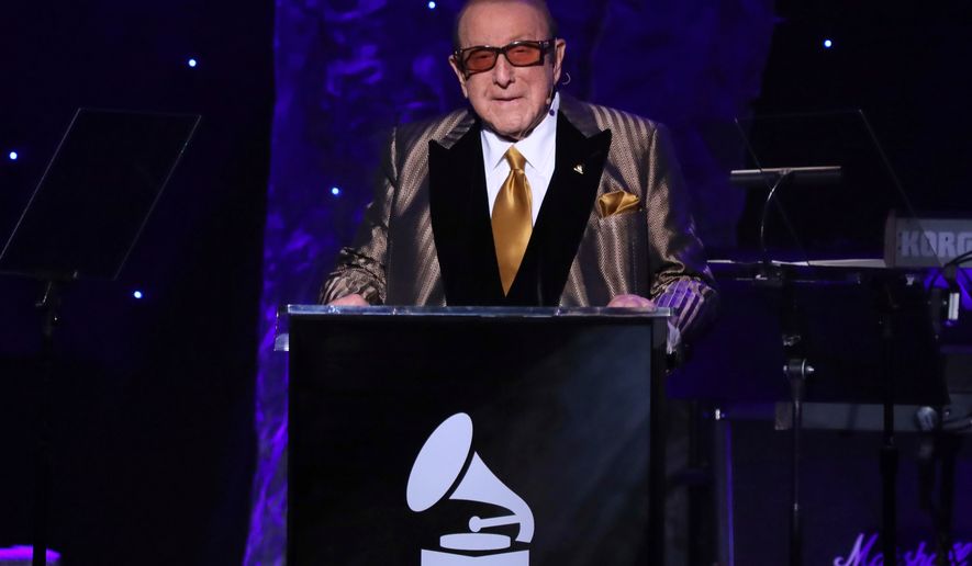 FILE - Clive Davis appears at the Pre-Grammy Gala And Salute To Industry Icons in Beverly Hills, Calif., on Jan. 25, 2020. (Photo by Willy Sanjuan/Invision/AP, File)