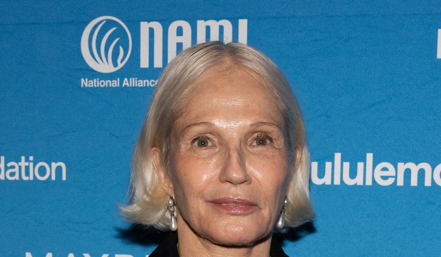 Ellen Barkin attends "This is Crazy!" special performance to benefit The National Alliance On Mental Illness (NAMI) at Symphony Space on Monday, Oct. 6, 2025, in New York. (Photo by CJ Rivera/Invision/AP)