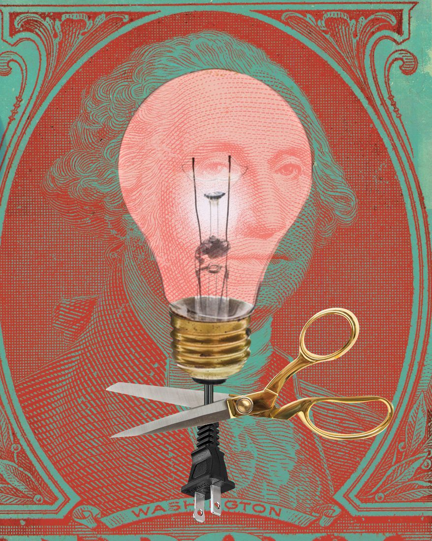 How to give Americans utility bill relief. Illustration by Linas Garsys / The Washington Times.