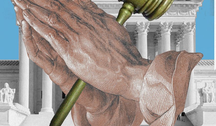 Americans of faith have ample reason to thank Alito and Thomas. Illustration by Linas Garsys / The Washington Times.