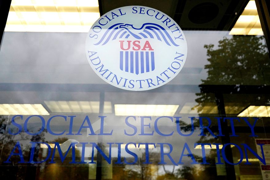 The Social Security Administration office is seen in Mount Prospect, Ill., Oct. 12, 2022. (AP Photo/Nam Y. Huh) **FILE**