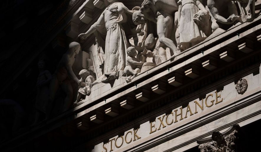 FILE - A general view of the New York Stock Exchange is seen, Aug. 7, 2026, in New York. (AP Photo/Yuki Iwamura, File)