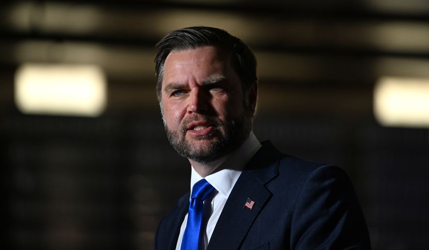 Vice President JD Vance speaks during a midterm campaign rally at Hyder Warehouse in Hendersonville, N.C., Monday, Oct. 19, 2026. (Kenny Holston/The New York Times via AP, Pool)