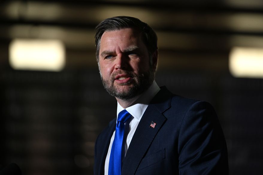Vice President JD Vance speaks during a midterm campaign rally at Hyder Warehouse in Hendersonville, N.C., Monday, Oct. 19, 2026. (Kenny Holston/The New York Times via AP, Pool)