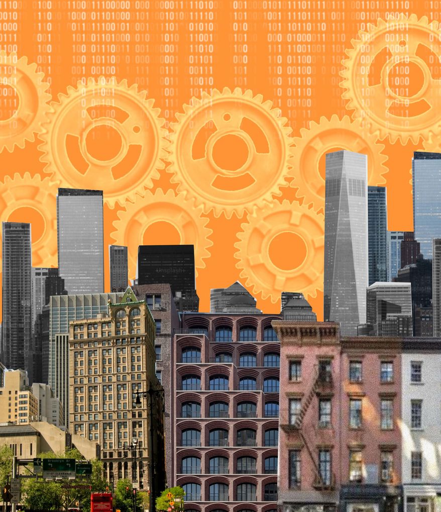 Algorithms renting apartments illustration by Linas Garsys / The Washington Times