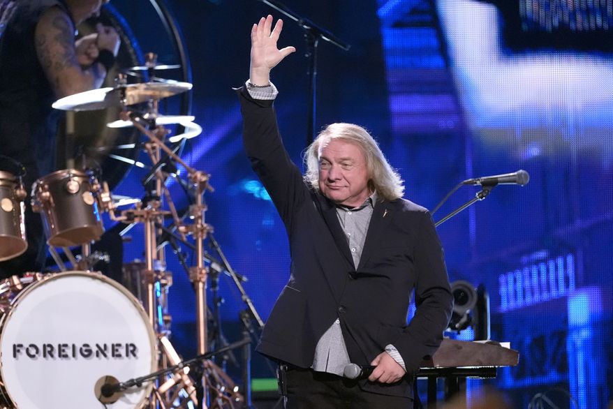 Lou Gramm of Foreigner performs during the 39th Annual Rock & Roll Hall of Fame Induction Ceremony on Saturday, Oct. 19, 2024, at Rocket Mortgage FieldHouse in Cleveland. (AP Photo/Chris Pizzello)** FILE **