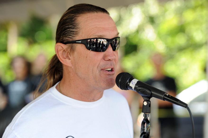 Iron Maiden drummer Nicko McBrain attends a welcome home party at his restaurant Rock and Roll Ribs following a successful 2012 World Tour on October 13, 2012 in Coral Springs, Florida. (Photo by Jeff Daly/Invision/AP)