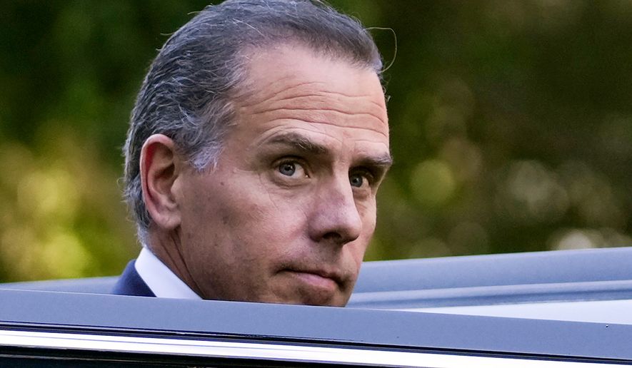 Hunter Biden steps into a vehicle as he leaves federal court in Los Angeles on Sept. 5, 2024. (AP Photo/Eric Thayer) **FILE**