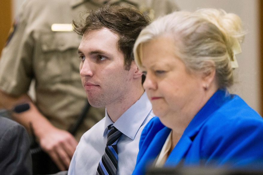 Tyler Robinson, who is accused of fatally shooting Charlie Kirk, sits beside defense attorney Kathryn Nester during a hearing in 4th District Court in Provo, Utah, on Jan. 16, 2026. (Bethany Baker/The Salt Lake Tribune via AP, File)